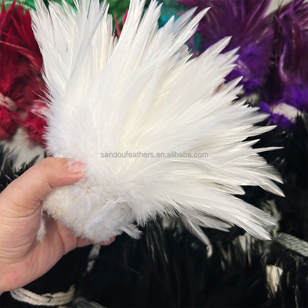 Strung Rooster Neck Hackle Wholesale Feathers for Crafts