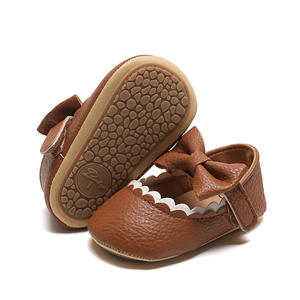 Baby neonata Soft Infant Ballerina Walker suola rigida bambini ragazze Cute Bow Toddler Ballet Flat Shoes <span class=keywords><strong>scarpe</strong></span> da principessa per bambini - Product Image 3