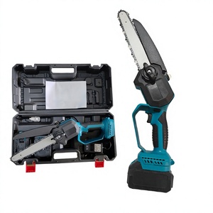 เลื่อยโซ่ยนต์ไร้สายแบบชาร์จไฟได้ 21V ลิเธียม สำหรับงานอุตสาหกรรมและงาน DIY พร้อมช่องเติมน้ำมัน 5300 รอบต่อนาที เลื่อยตัดไม้แบบพกพาสำหรับใช้งานกลางแจ้ง - Product Image 6