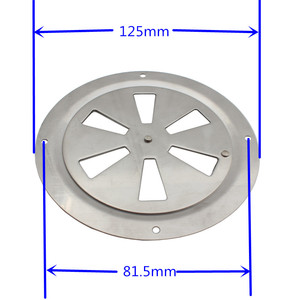 Housse pour ventilation de la marine, 3 styles, en acier inoxydable, avec ouverture à bouton, 5 pouces - Product Image 6