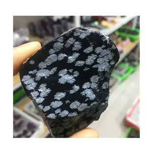 Nouvelles idées de produit 2023 quartz naturel pierre de quartz brut prix flocon de neige obsidienne brute