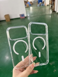 Nueva llegada HD Clear Crystal Funda de teléfono magnética transparente para iPhone 17Air 14 15 16 Pro Max Funda de teléfono acrílica con caja - Product Image 4