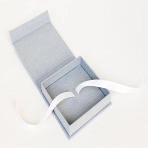 Sang Trọng Giấy Đen Cuốn Sách Nam Châm Hộp Bao Bì Đóng Cửa Hộp Quà Tặng Từ Cứng Nhắc Với Nắp - Product Image 6