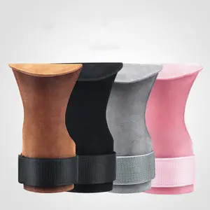 Hot sale Weightlifting Gym Palm guard Hand Grips leather Non-slip Protector Grip Support Pad Cross fit Victory Grips