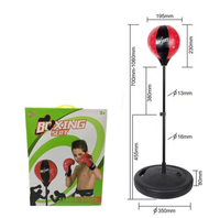 Sac de frappe autoportant TAP de haute qualité pour enfants, réglable et économique, avec ballon de réflexe de boxe, pour l'entraînement physique des enfants