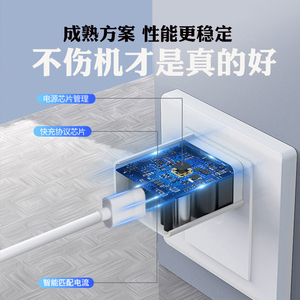 Cargador de Pared USB62 22.5W PD SCP 1 USB Tipo-C de Carga Súper Rápida con Protección de Seguridad para Teléfonos Móviles - Product Image 4