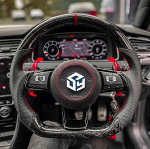 Volant <span class=keywords><strong>sport</strong></span> en cuir avec palettes de commande pour Volkswagen R <span class=keywords><strong>Line</strong></span> Golf Lingdu Magotan Sagitar Lavida Bora Pa - Product Image 5