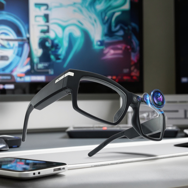 New Technology 1080P Daily Records Video Can Be Accessed Through Wifi Glasses With Blue Toother Wifi Camera Wifi Glasses Camera