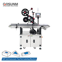 Gosunm – Machine d'applicateur d'étiquettes Portable, vitesse automatique, Machine d'autocollants d'étiquettes plates réglables