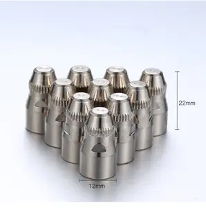 Originele Zwarte Wolf Plasma P80 Verbruiksartikelen Snijden Nozzle En Elektrode Plasmasnijders Cutter Torch 1.1 1.3 1.5 1.7 Mm