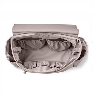 <span class=keywords><strong>Sac</strong></span> <span class=keywords><strong>à</strong></span> couches en <span class=keywords><strong>cuir</strong></span> PU Vegan, pochette de luxe multi-fonction pour maman, fourre-tout de voyage pour hommes et femmes, nouvelle collection 2022 Mochila - Product Image 2