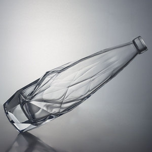 Venta Directa de Fábrica, Botella de Vidrio Cilíndrica Alta de 750 ml, la Más Vendida, para Almacenamiento de Whisky, Ron y Brandy, con Tapón de Corcho, Personalizable - Product Image 3