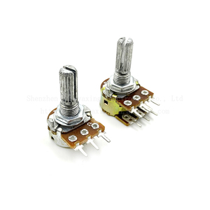 Single duplex <strong>potentiometer</strong> WH148 adjustable resistor B1K 2K5K10K20K 50K 100K 500K handle length 15 20MM - Product Image 3