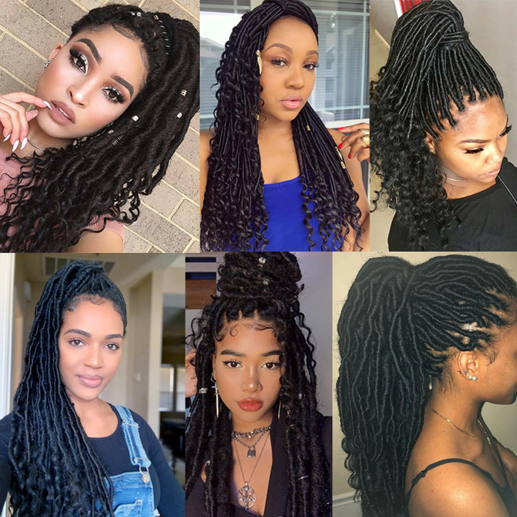 Vast Hair Workshop Craft Detail 9 for KAMA Brazilian Hair Dreadlock 100% Virgin Remy Human Hair 0.4cm-0.8cm 1B/4/30# Color Texture Loc Extensions Curly Ends Women