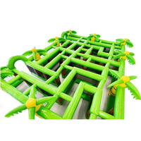 Meilleures ventes de jeux sportifs, labyrinthe gonflable en PVC, équipement de jeu en plein air pour enfants et adultes, protection UV, imperméable