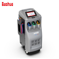 BAOHUA 2025 R1234yf 220-240V Tanque de 15 kg con Pantalla de 10 Pulgadas, Equipo Automático de Reciclaje y Recarga de Gas para Aire Acondicionado, Servicio de Cuidado Automotriz