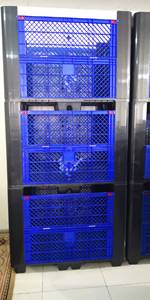 Estantería de almacenamiento de plástico personalizable de fábrica con fácil montaje y diseño ventilado para organización de almacén - Product Image 6