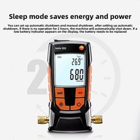 High Precision Testo 552 Digital Vacuum Gauge, Electronic Digital Absolute Negative Pressure Measuring Gauge
