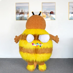 Vente chaude personnalisé dessin animé <span class=keywords><strong>abeille</strong></span> mascotte Costume <span class=keywords><strong>gonflable</strong></span> mignon dessin animé <span class=keywords><strong>abeille</strong></span> mascotte adulte fête Costume - Product Image 3