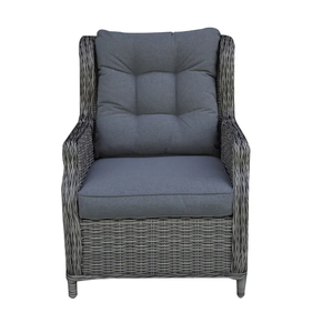 Chaise de jardin portable en rotin scandinave confortable et durable avec structure en aluminium pour usage extérieur, parcs, villas et hôtels - Product Image 4