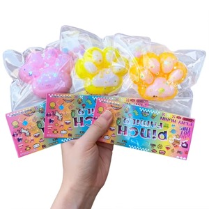 ของเล่นบีบลดความเครียดรูปอุ้งเท้าแมว สำหรับเด็กอายุ 5 ปีขึ้นไป ยี่ห้อ Fluid Star น่ารัก บีบแล้วคืนรูปช้าๆ ช่วยคลายเครียด - Product Image 2
