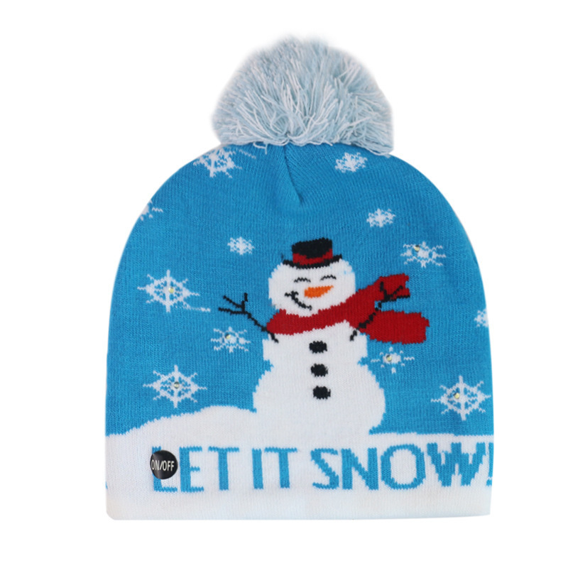 Blue snowman