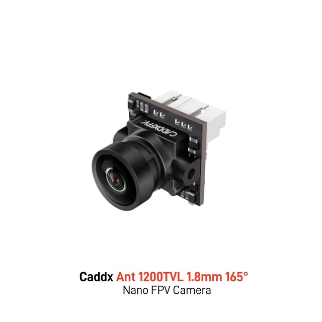 Caddx Ant 1200TVL 1.8mm Lens 3.7-18V FOV 165 Degrees 3D DNR Global WDR with OSD 2g Ultra Light Nano FPV Camera