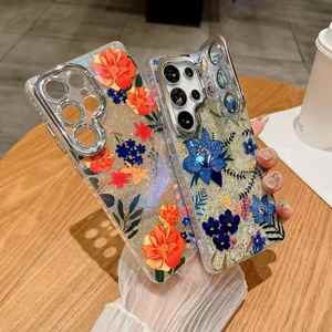 Funda con Soporte para Cámara Serie Floral para iPhone 15 Pro Max, Accesorios para Teléfono Samsung S26 Ultra, S25, S24 Ultra, A35, <span class=keywords><strong>A55</strong></span> - Product Image 3