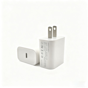 PD20W U.<span class=keywords><strong>S</strong></span>. Chargeur rapide vertical pour iPhone avec connexion Type-C, modèle A19KW USDO-1, chargeur de type européen - Product Image 5