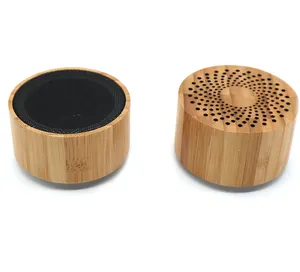 Tragbarer, beliebter, kleiner, tragbarer, drahtloser BT-Lautsprecher aus Holz