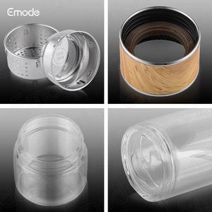 Bottiglia d'Acqua in Vetro a Doppia Parete con Separazione Tè e Acqua, Tazza con Infusore per Tè - Product Image 4