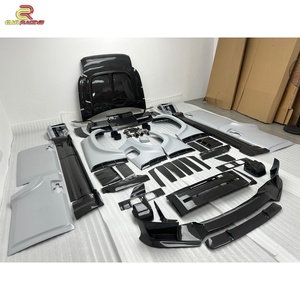 Kit carrosserie de haute qualité en fibre de carbone partielle de style MSY avec capot, jupes latérales, embouts d'échappement et spoiler pour Land Rover Defender 2024 - Product Image 3