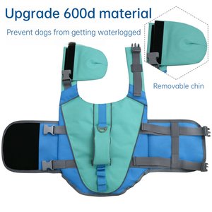 Gilet de sauvetage pour chien, maillot de bain réfléchissant pour animaux de compagnie, résistant aux déchirures, pour la sécurité estivale en extérieur - Product Image 6