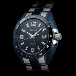 Montre mécanique automatique pour homme de 46 mm, de haute qualité, étanche, en acier inoxydable, lumineuse, avec fonction GMT - Product Image 2