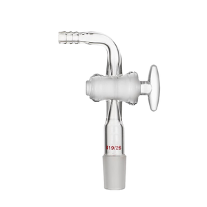 مختبر البورسليكات ، عمود كروماتوغرافي زجاجي ، أواني زجاجية مع خزان وموصل قياسي - Product Image 3