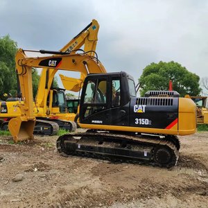 รถขุดไฮดรอลิกตีนตะขาบ Caterpillar CAT 315D2 สีเหลือง 13 ตัน เครื่องยนต์ C4.4 แท้ ชั่วโมงการทำงานต่ำ เครื่องจักรก่อสร้าง - Product Image 1