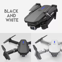 Dron E88 4K con Cámara Dual y Control por Gestos, Mini Quadcopter Plegable FPV, Helicóptero RC Portátil, Regalo para Niños y Principiantes