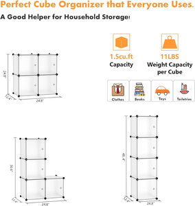 <span class=keywords><strong>DIY</strong></span> 옷장 주최자 옷장 주최자 및 보관 휴대용 옷장 보관 캐비닛 책 보관 상자 디스플레이 랙 - Product Image 3
