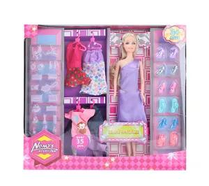 2024 The factory wholesale luxuriant in design DIY model toy girl dolls princess doll changes dress up toys dolls for girls set