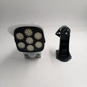 Chạng vạng giả máy ảnh 77 LED năng lượng mặt trời cảm biến chuyển động ánh sáng ban ngày không thấm nước 6000K vuông vườn an ninh Đèn Tường Ngoài Trời từ xa - Product Image 2