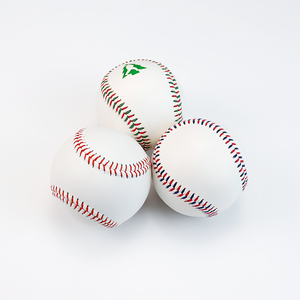 Ballon de baseball en cuir de vachette de haute qualité, double rembourrage, double couture, noyau en liège et laine, pour l'entraînement ou le match - Product Image 2