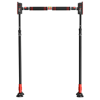 Barre d'acier horizontale montée sur porte amovible sans poinçon pour équipement de fitness à domicile intérieur LXY-N10025