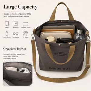 Fashion Wear Tote <b>Bag</b> For Daily Work And Weekend Outings Durable <b>Fabric</b> Women Tote <b>Bag</b> In Stock - Product Image 3