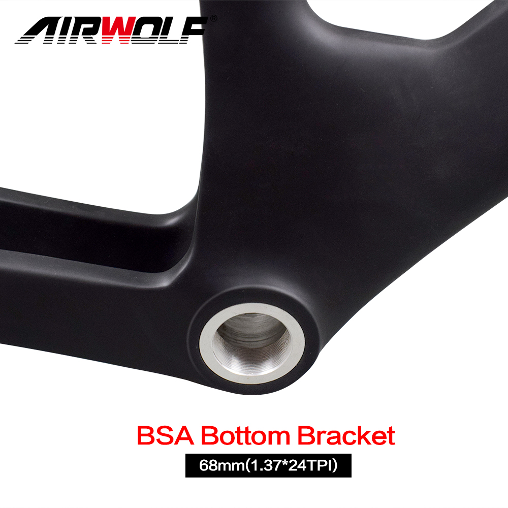 Carbon Track Bike Frame with Seatpost, Fixed Gear & Single Track