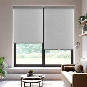 Control Horizontal Blackout Window Treatment Auto Electric Automated Smart Motorised Motorized Roller <b>Blinds</b> Shades - Product Image 4