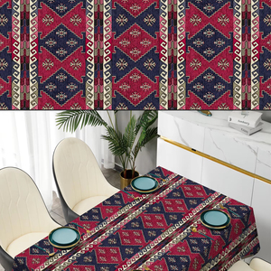 Nhà Máy Giá Thiết kế mới hoa không thấm nước in PVC <span class=keywords><strong>tablecoths</strong></span> Rolls cho khăn trải bàn không dệt - Product Image 2