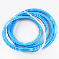 Ressort pneumatique flexible en caoutchouc en forme d'anneau avec valve métallique pour la suspension et l'isolation des équipements