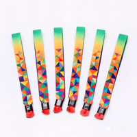 Bracelets en tissu élastique personnalisés à sublimation, pas de minimum de commande, pour événements, avec logo personnalisé, vente en gros à prix réduit