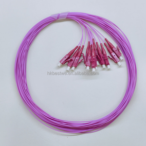 Conector LC de Fibra Óptica Speedyfiber con Cabeza Cuadrada Pequeña, Monomodo/Multimodo OM4, Pigtails con Velocidad de hasta 10G para CATV FTTH - Product Image 3