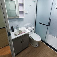 Maison de conteneur mobile de luxe à ossature appartement capsule chez l'habitant chambre de conteneur extensible à usages multiples 40 maison de conteneur